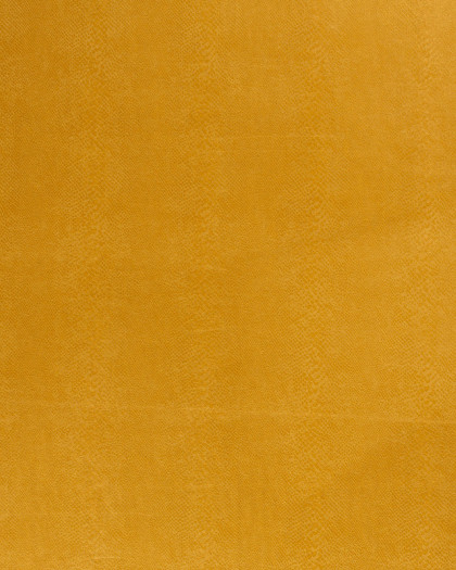 Tissu simili-cuir doux Serpent moutarde - Mercerine