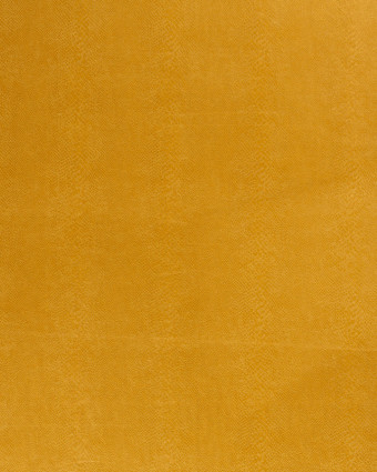 Tissu simili-cuir doux Serpent moutarde - Mercerine