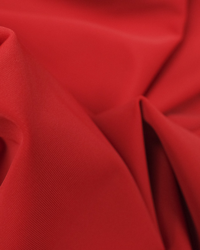 Lycra imprimé  uni rouge - Mercerine