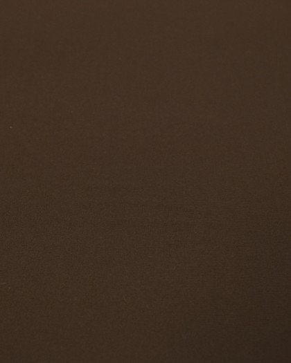 Tissu maillot de bain  uni marron - Mercerine