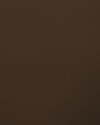 Tissu maillot de bain  uni marron - Mercerine