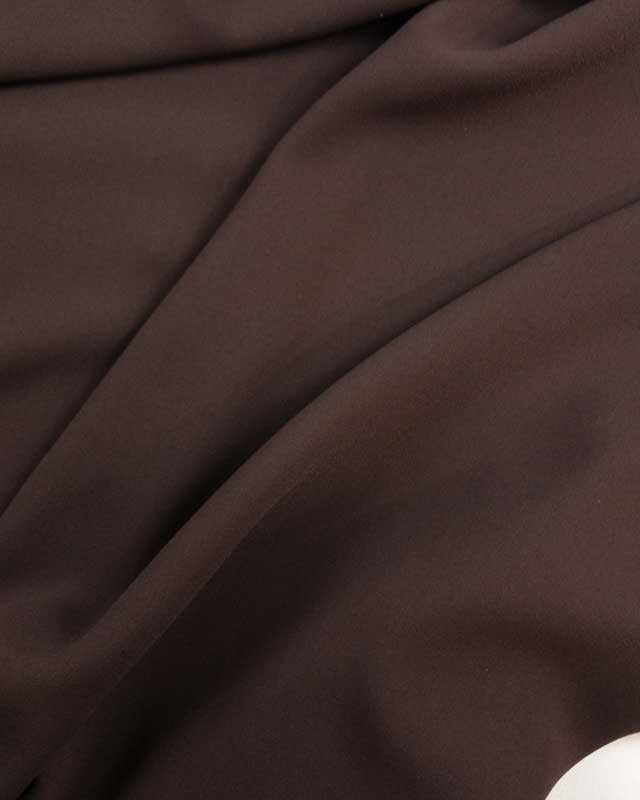 Coupon - Crêpe marron Clara x10cm