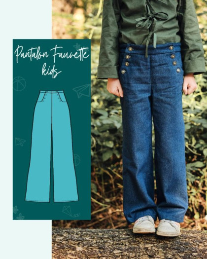 Patron Pantalon - Fauvette Kids - Instinct Couture - Mercerine