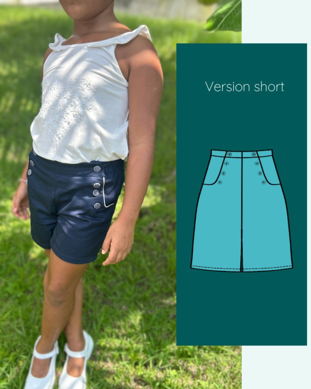 Patron Pantalon - Fauvette Kids - Instinct Couture - Mercerine
