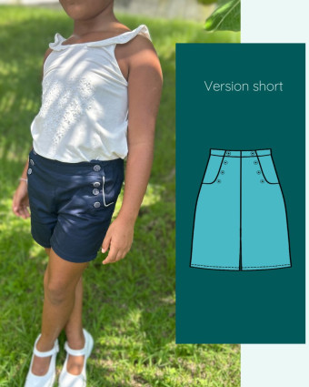 Patron Pantalon - Fauvette Kids - Instinct Couture - Mercerine