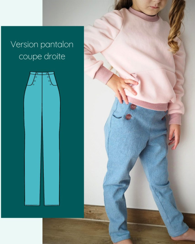 Patron Pantalon - Fauvette Kids - Instinct Couture - Mercerine