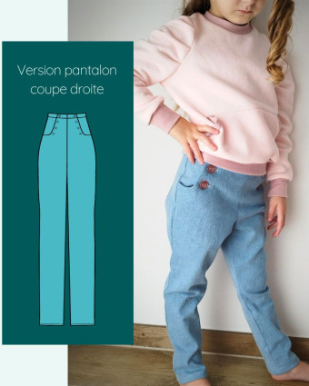Patron Pantalon - Fauvette Kids - Instinct Couture - Mercerine