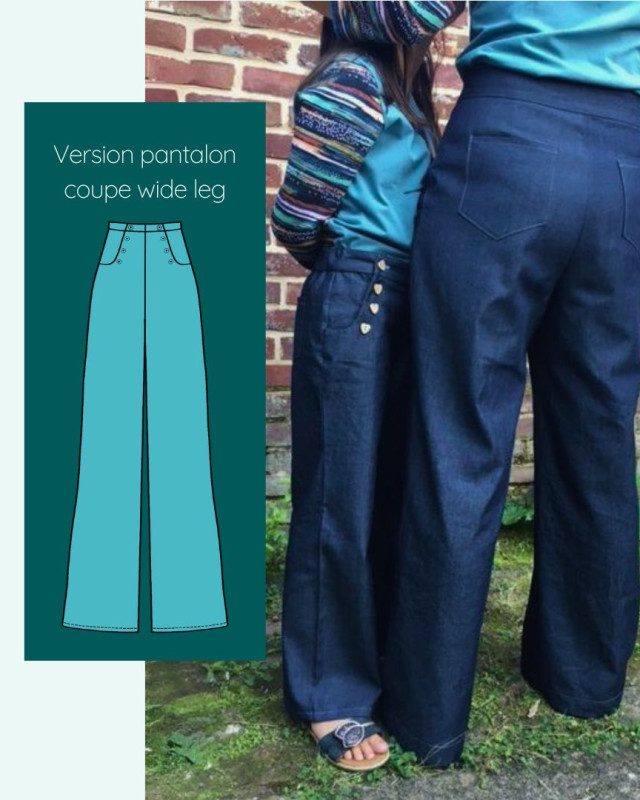 Patron Pantalon - Fauvette Kids - Instinct Couture - Mercerine