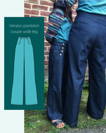Patron Pantalon - Fauvette Kids - Instinct Couture - Mercerine