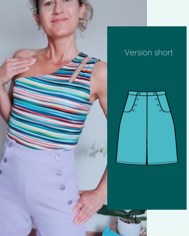 Patron Pantalon Fauvette - Instinct Couture - Mercerine
