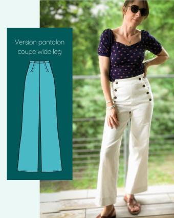 Patron Pantalon Fauvette - Instinct Couture - Mercerine
