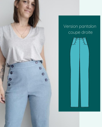 Patron Pantalon Fauvette - Instinct Couture - Mercerine