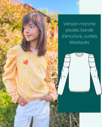 Patron Sweat Calao Kids - Instinct Couture - Mercerine
