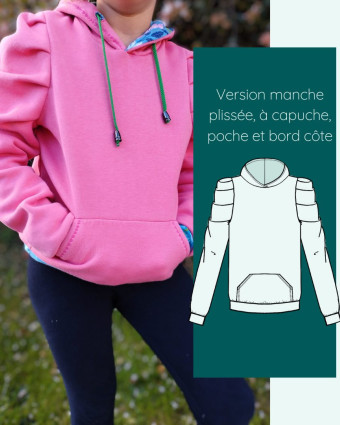 Patron Sweat Calao Kids - Instinct Couture - Mercerine