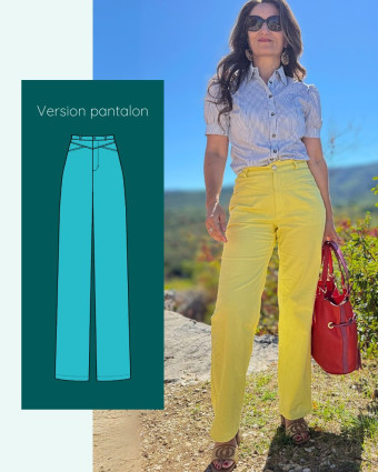 Patron Pantalon Lyria - Instinct Couture - Mercerine