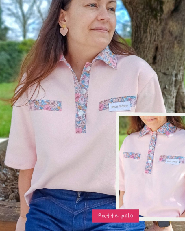 Patron Polo Galah - Instinct Couture - Mercerine