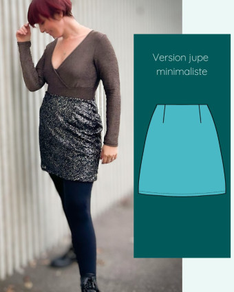 Patron Jupe Amazilia - Instinct Couture - Mercerine