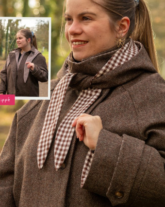 Patron Manteau Ocelot - Instinct Couture - Mercerine