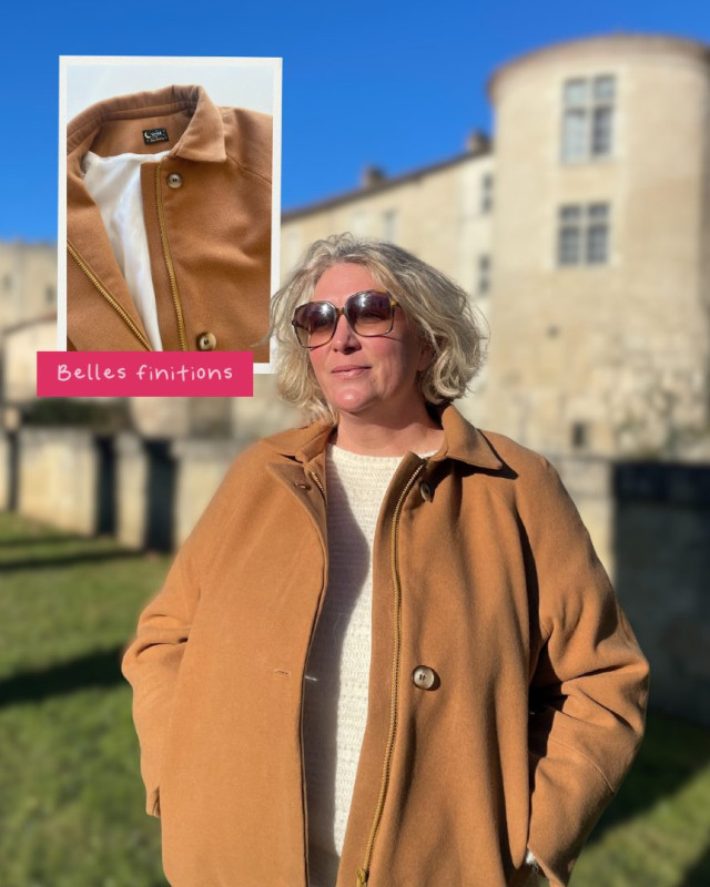 Patron Manteau Ocelot - Instinct Couture - Mercerine