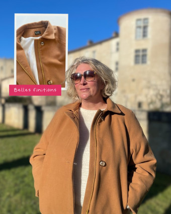 Patron Manteau Ocelot - Instinct Couture - Mercerine