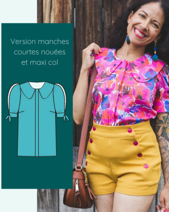 Patron Chemise Eyra - Instinct Couture - Mercerine