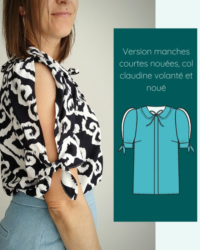 Patron Chemise Eyra - Instinct Couture - Mercerine