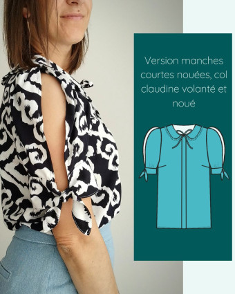 Patron Chemise Eyra - Instinct Couture - Mercerine