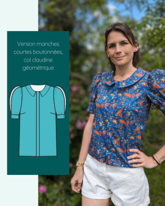 Patron Chemise Eyra - Instinct Couture - Mercerine