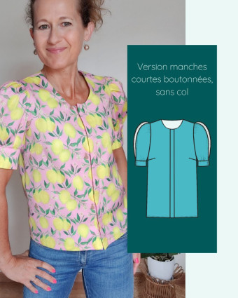 Patron Chemise Eyra - Instinct Couture - Mercerine