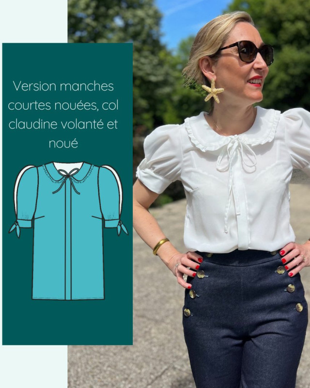 Patron Chemise Eyra - Instinct Couture - Mercerine