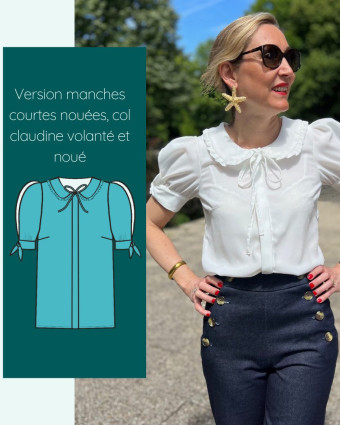 Patron Chemise Eyra - Instinct Couture - Mercerine