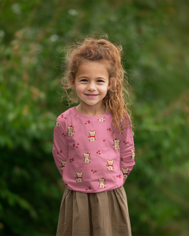 Jersey de Coton Petit Chat Pailleté Blanc - Mercerine