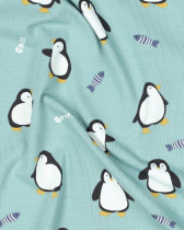 Jersey de Coton Pingouin Bleu Vert