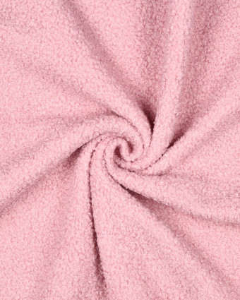 Tissu Sherpa Envers Polaire Rose Clair - Mercerine