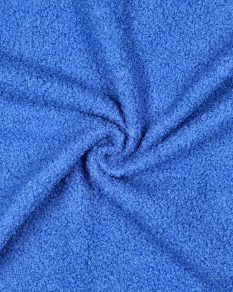Tissu Sherpa Envers Polaire Bleu Cobalt - Mercerine