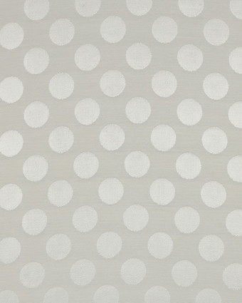 Tissu Viscose Jacquard Pois Ton sur Ton Ecru - Mercerine