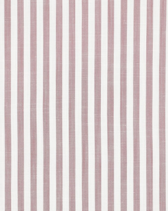 Tissu Viscose à Rayures Roses - Mercerine