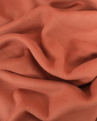 Tissu Polaire Coton Terracotta Oeko-tex - Mercerine