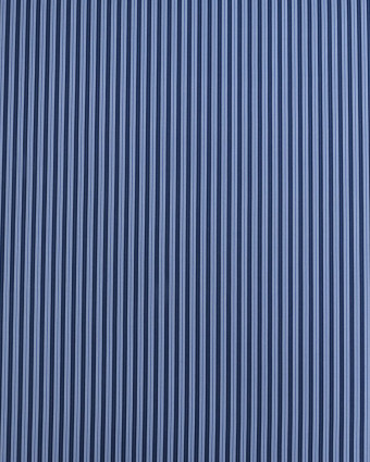 Popeline de Coton à Fines Rayures Bleues - Mercerine