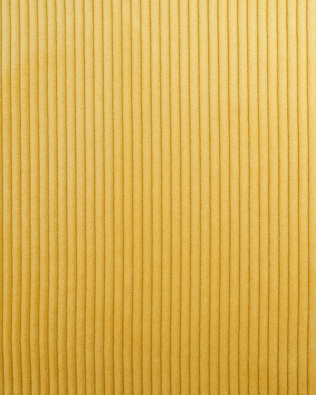 Velours Côtelé Ameublement Belém Jaune Soleil - Mercerine