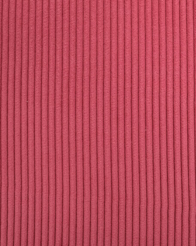 Velours Côtelé Ameublement Belém Framboise - Mercerine