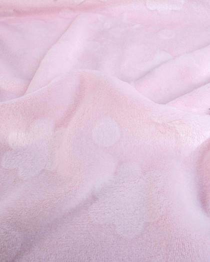 Tissu Polaire Motif Etoile et Nuages