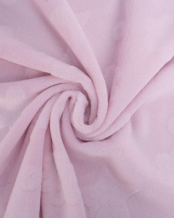 Tissu Polaire Motif Etoile et Nuages - Mercerine