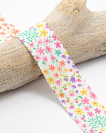 Bais Fleuri - Multicolore - 30 mm - Mercerine