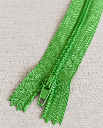 Fermeture vert pomme - non séparable - Mercerine