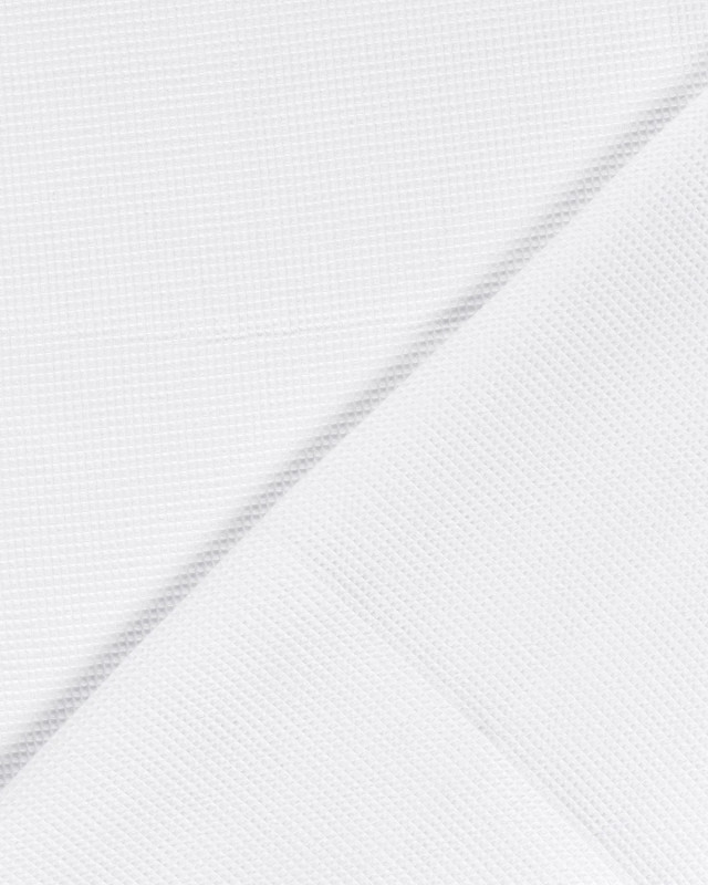 Tissu Nid D'Abeille Blanc Optique - Mercerine