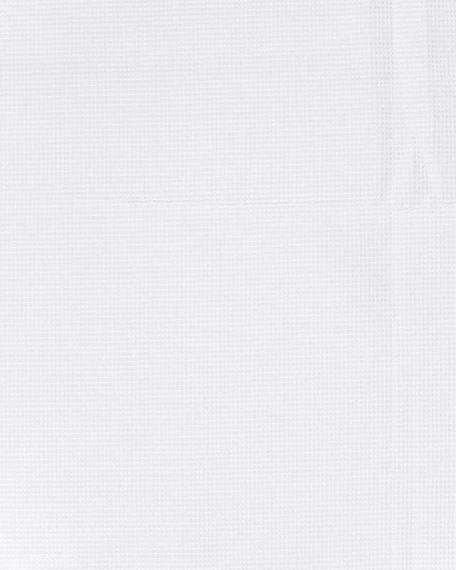 Tissu Nid D'Abeille Blanc Optique - Mercerine