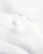 Tissu Nid D'Abeille Blanc Optique