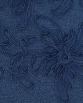 Jean Broderie Tulle Suzon Bleu Moyen