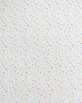 Popeline de Coton Imprimé Lapin - Mercerine
